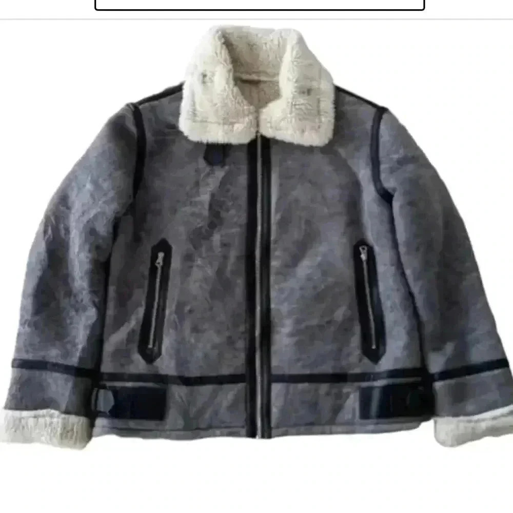 Zara B-3 Shearling Jacket medium